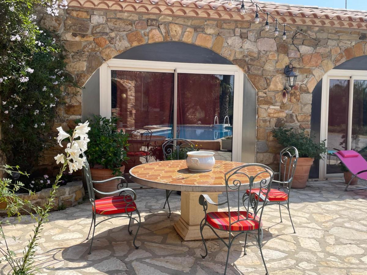 Saint-André-de-Roquelongue Chambre D'Hotes La Romaine מראה חיצוני תמונה